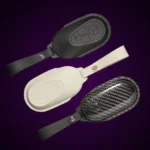 Black White Carbon Fiber Car Key Cover Andromeda Crown