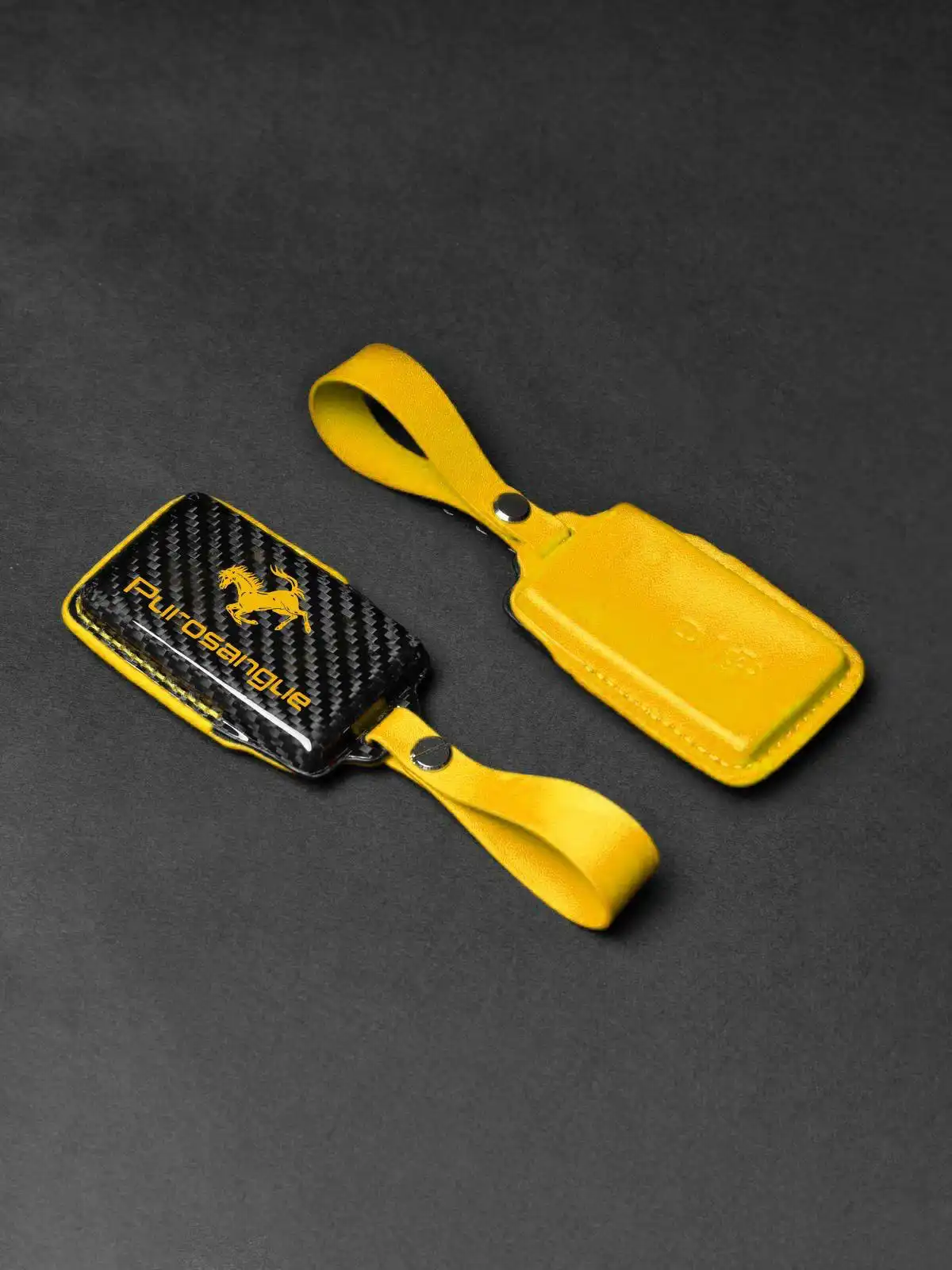 Carbon Fiber Car Key Cover Andromeda Crown