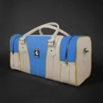 White Blue Martello Hand-Crafted Bag Andromeda Crown